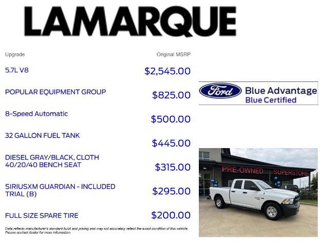 Used 2024 RAM 1500 Tradesman w/ Popular Equipment Group RWD image 10