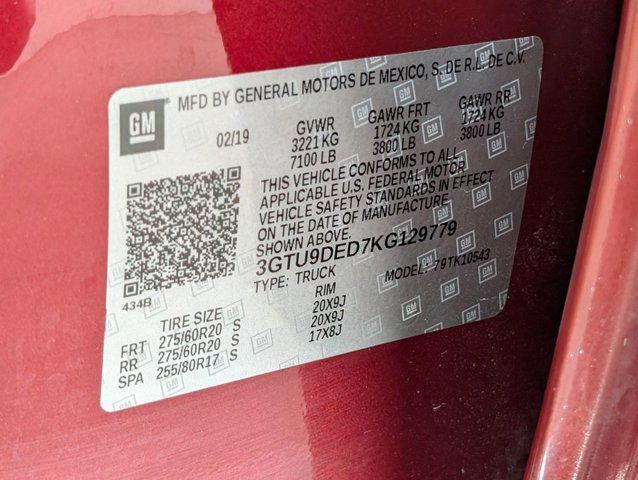 Used 2019 GMC Sierra 1500 SLT AWD/4WD image 29