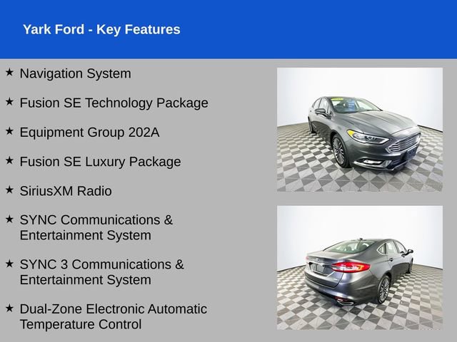 Certified 2017 Ford Fusion SE w/ Equipment Group 202A image 2