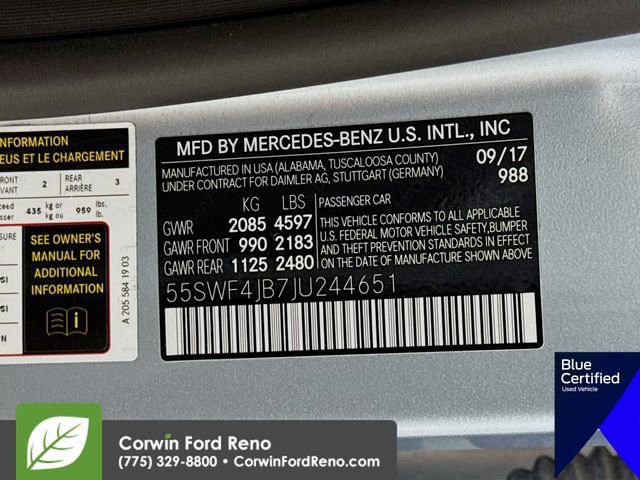 Used 2018 Mercedes-Benz C 300 Sedan image 35