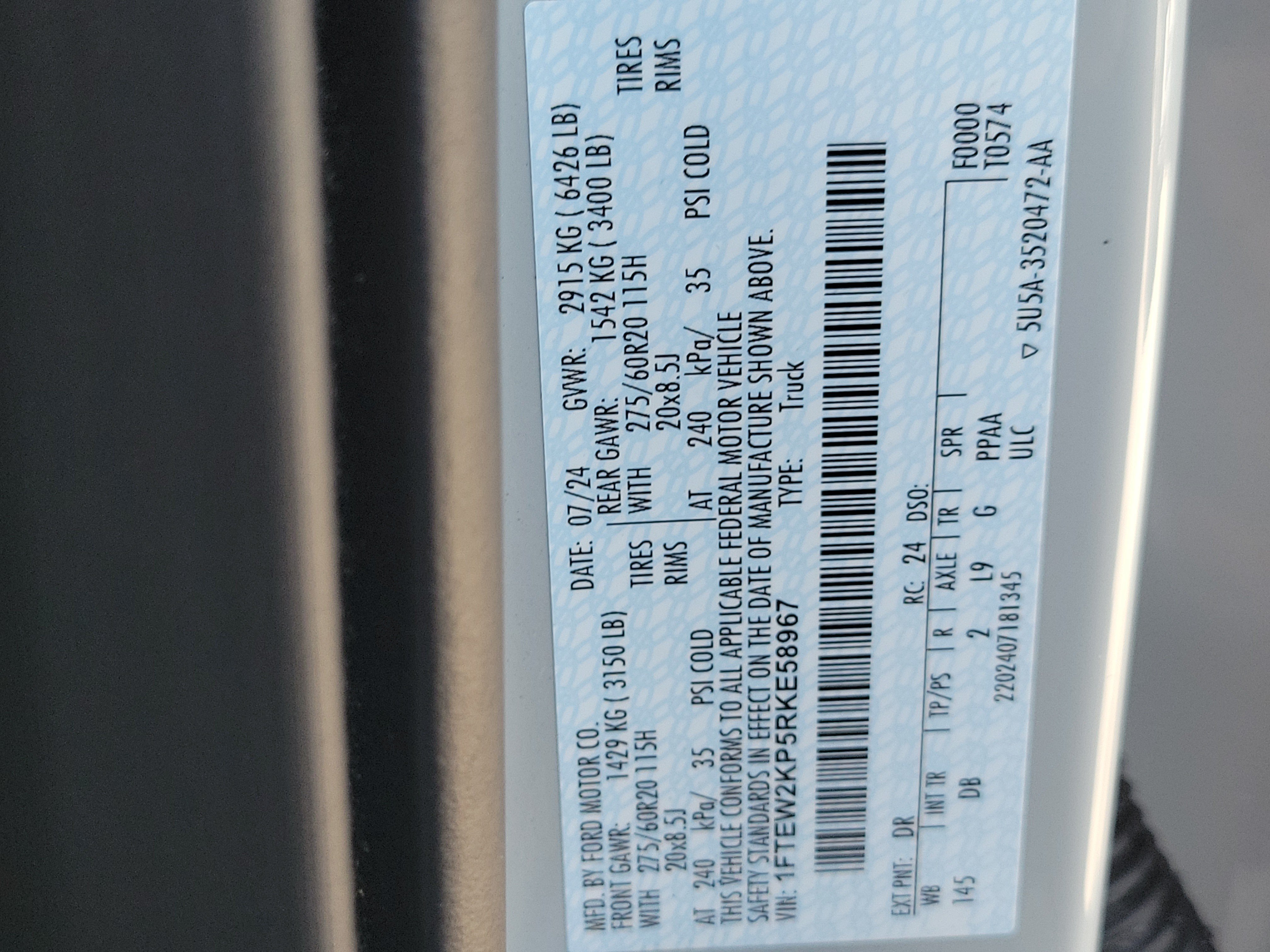 Certified 2024 Ford F150 STX RWD image 33