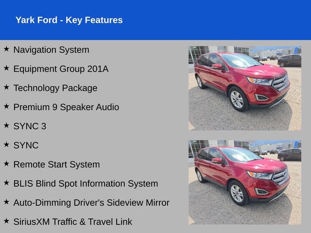 Certified 2017 Ford Edge SEL w/ Equipment Group 201A FWD image 2