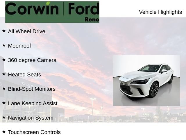 Used 2025 Lexus RX 350 w/ Convenience Package AWD/4WD image 8