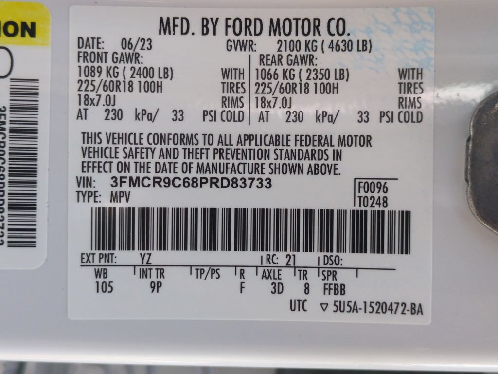 Certified 2023 Ford Bronco Sport Outer Banks w/ Tech Package AWD/4WD image 30