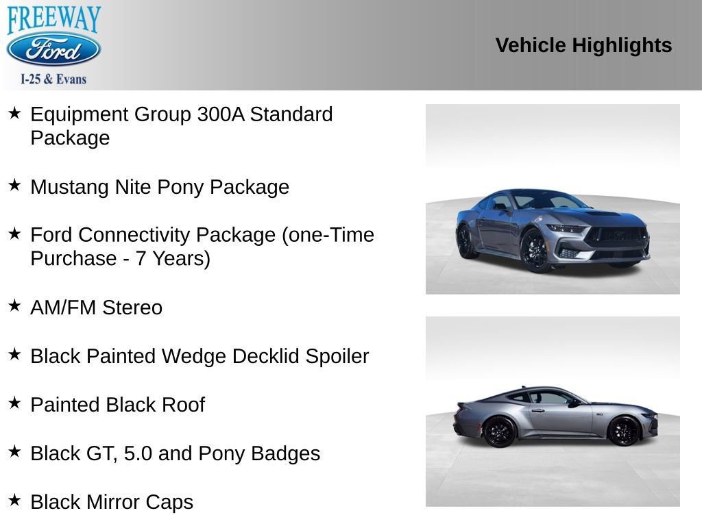 Certified 2026 Ford Mustang GT w/ Mustang Nite Pony Package image 7