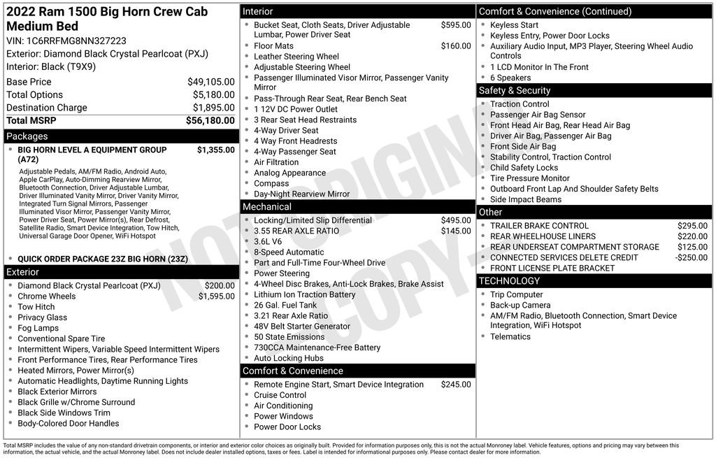 Used 2022 RAM 1500 Big Horn AWD/4WD image 37