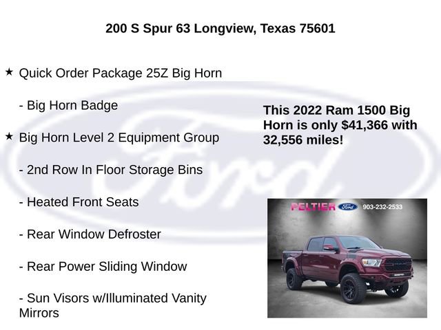 Used 2022 RAM 1500 Big Horn AWD/4WD image 5