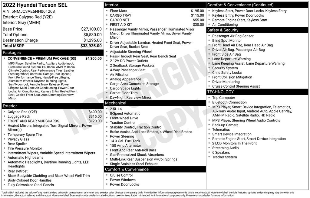 Used 2022 Hyundai Tucson SEL w/ Convenience + Premium Package FWD image 7