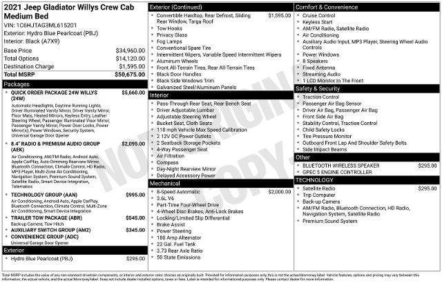 Used 2021 Jeep Gladiator Sport image 28