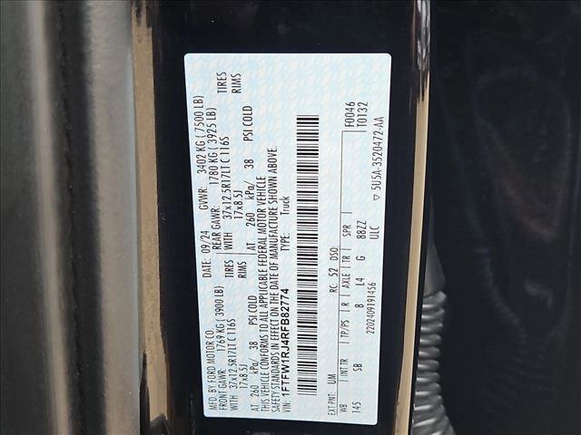 Certified 2024 Ford F150 Raptor w/ Equipment Group 803A Raptor R image 26