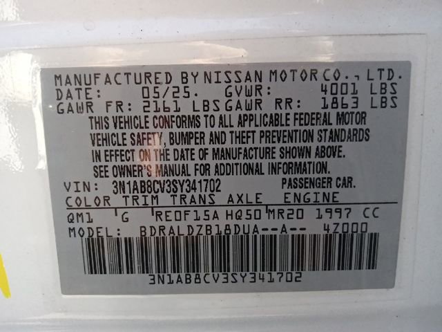 Used 2025 Nissan Sentra SV FWD image 32