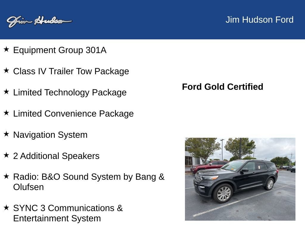 Certified 2023 Ford Explorer Limited w/ Limited Technology Package AWD/4WD image 12