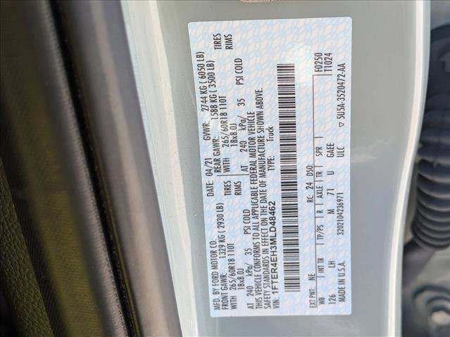 Certified 2021 Ford Ranger XL w/ Equipment Group 101A High image 15