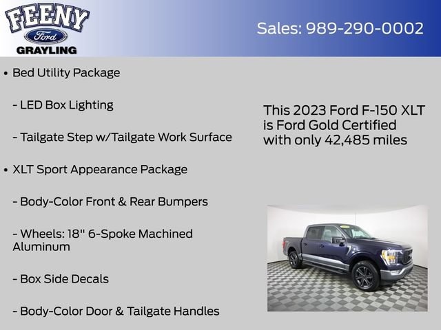 Certified 2023 Ford F150 XLT w/ Equipment Group 302A High AWD/4WD image 24