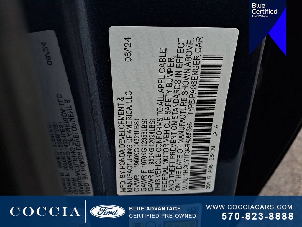 Used 2024 Honda Accord EX image 26