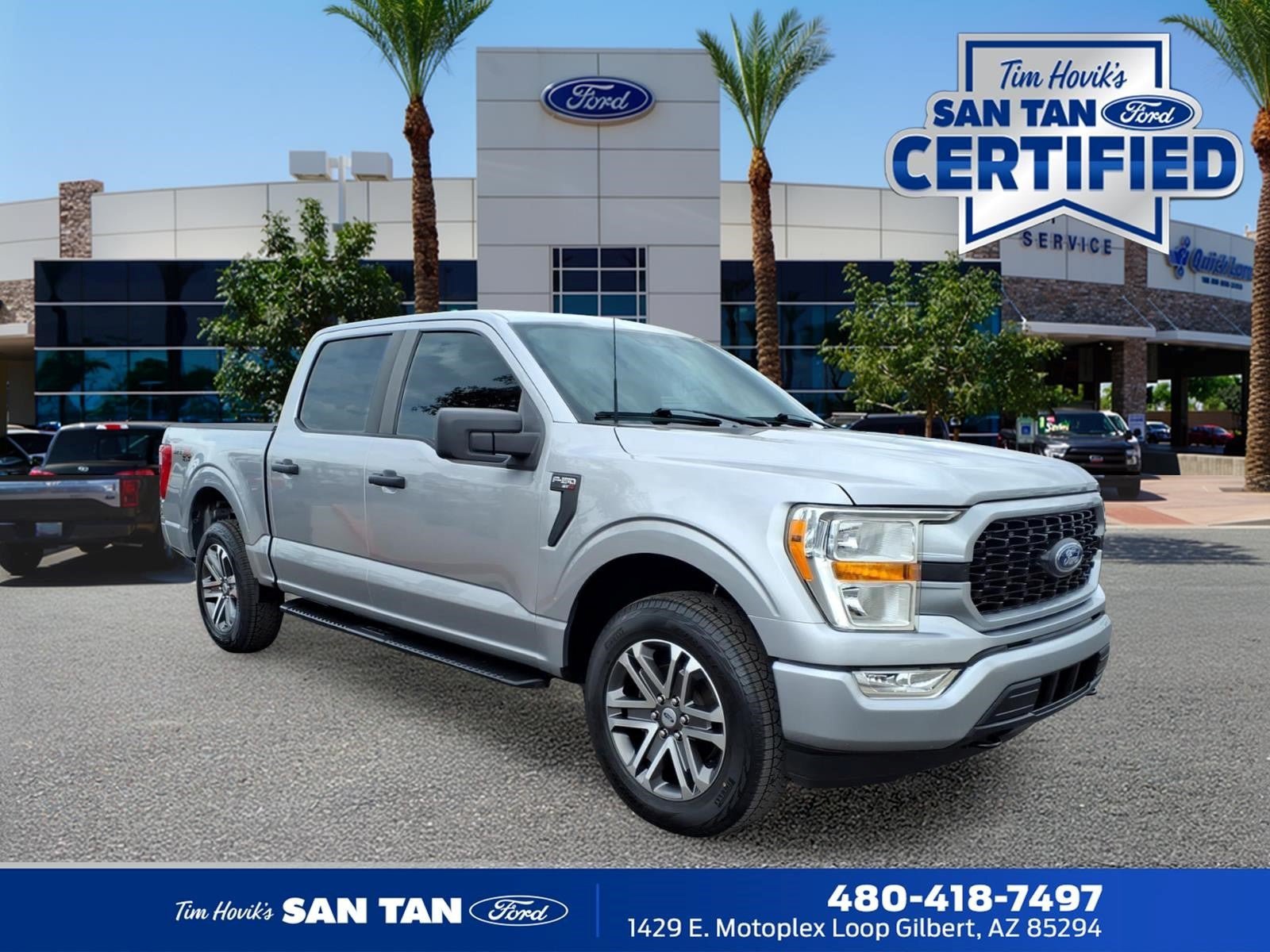 Certified 2021 Ford F150 XL w/ STX Appearance Package AWD/4WD image 1