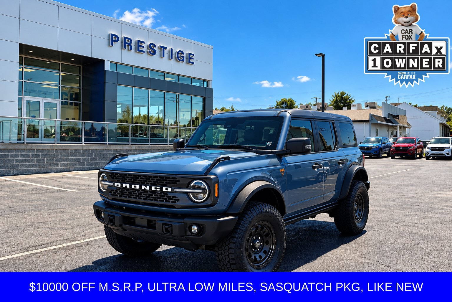 Certified 2025 Ford Bronco Badlands w/ Sasquatch Package AWD/4WD image 1