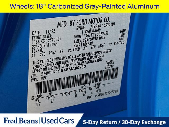 Certified 2023 Ford Mustang Mach-E Select AWD/4WD image 36