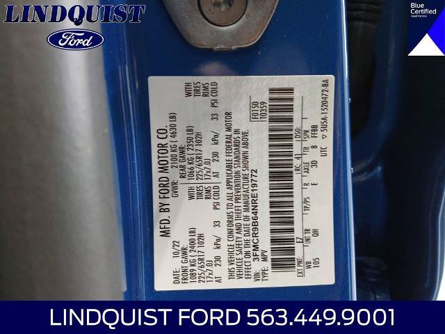 Certified 2022 Ford Bronco Sport Big Bend w/ Convenience Package AWD/4WD image 24