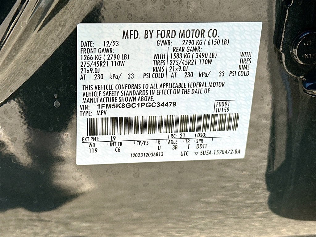 Certified 2023 Ford Explorer ST w/ Equipment Group 401A image 27