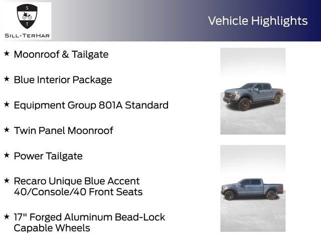 Certified 2023 Ford F150 Raptor w/ Blue Interior Package AWD/4WD image 4