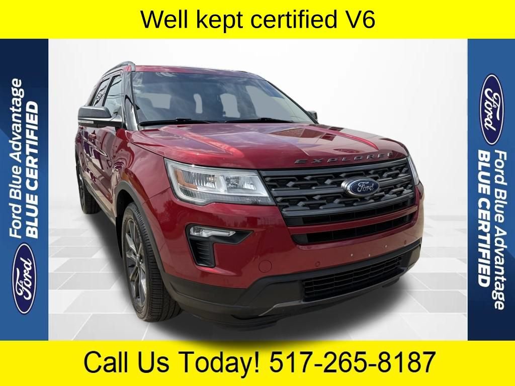 Certified 2018 Ford Explorer XLT w/ Equipment Group 202A AWD/4WD image 1