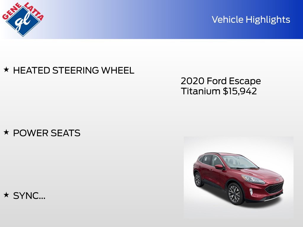 Certified 2020 Ford Escape Titanium AWD/4WD image 5