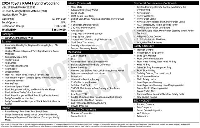 Used 2024 Toyota RAV4 AWD Hybrid image 34