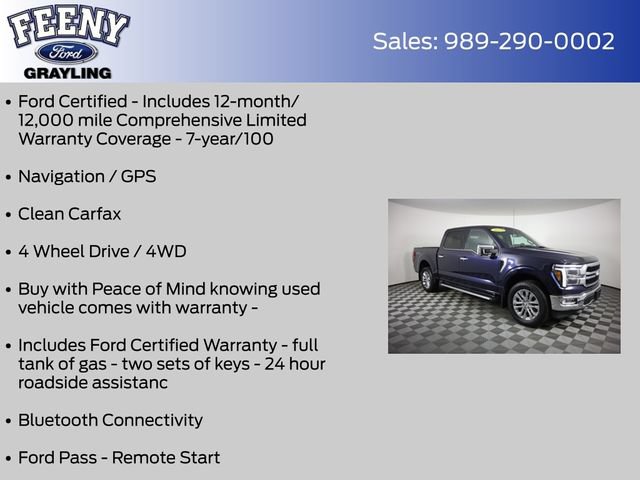 Certified 2024 Ford F150 Lariat AWD/4WD video 4