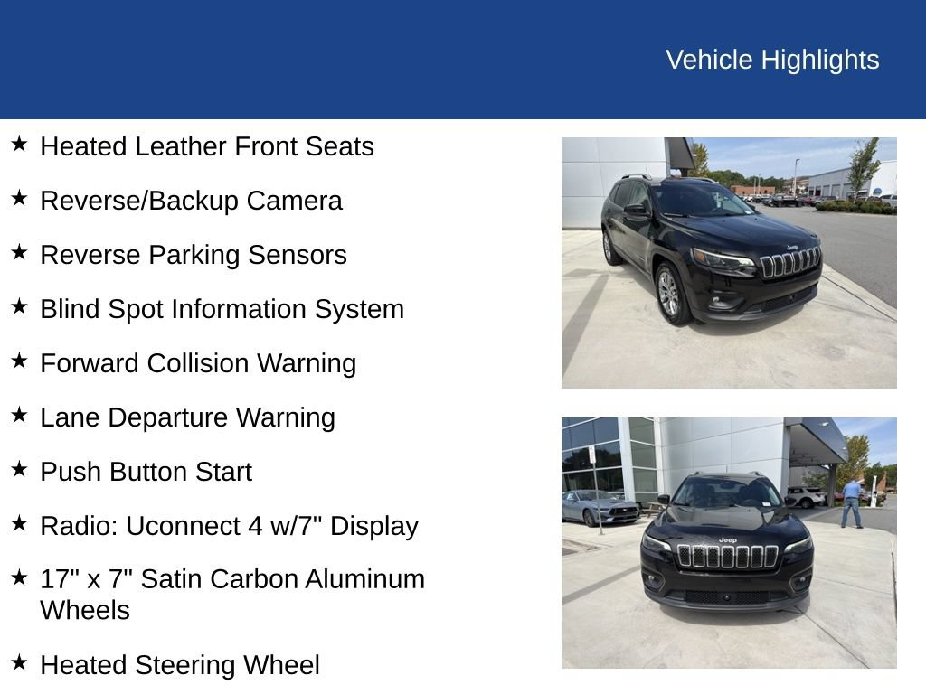 Used 2021 Jeep Cherokee Latitude Lux FWD image 30