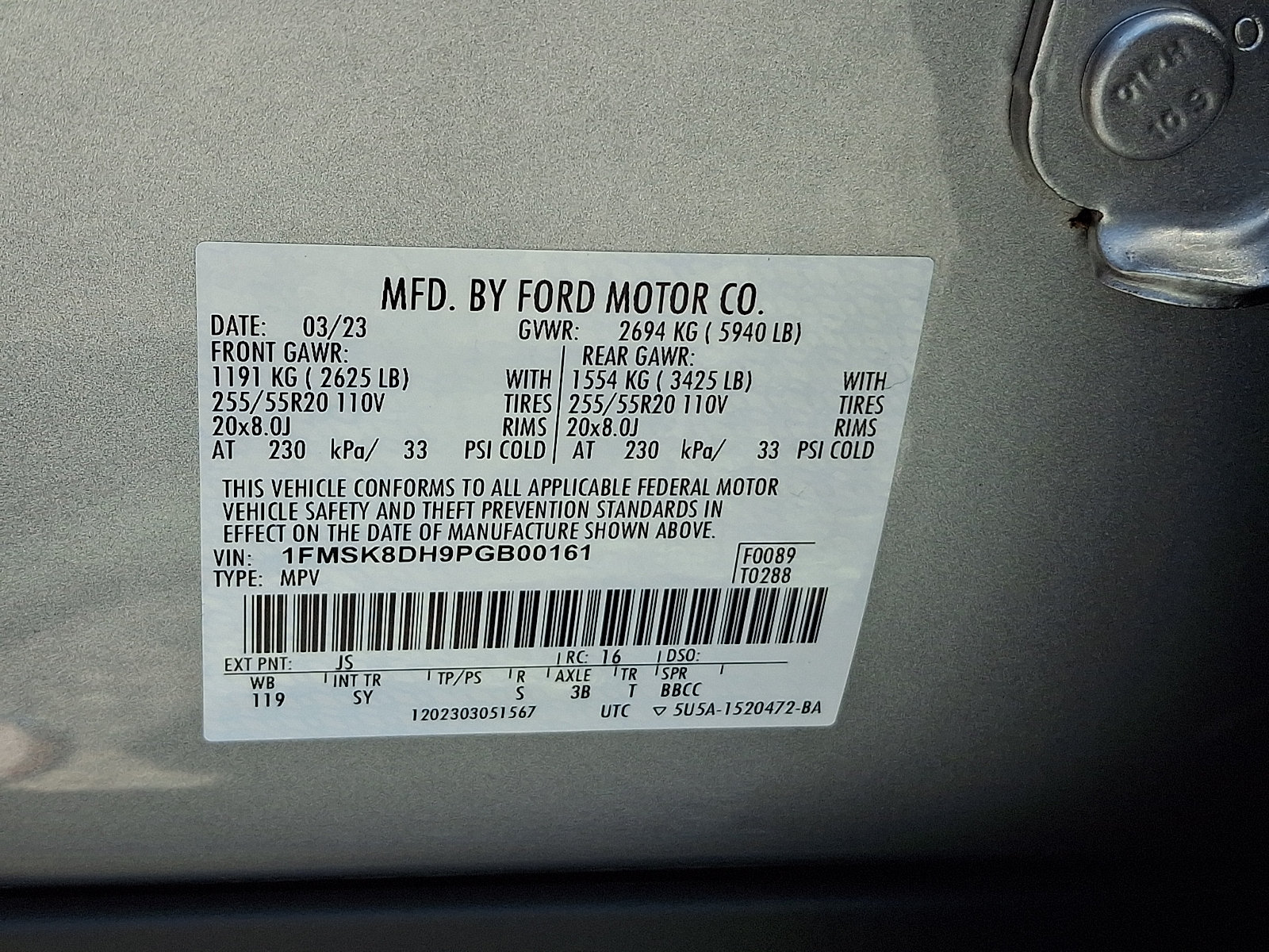 Certified 2023 Ford Explorer XLT w/ Equipment Group 202A AWD/4WD image 27