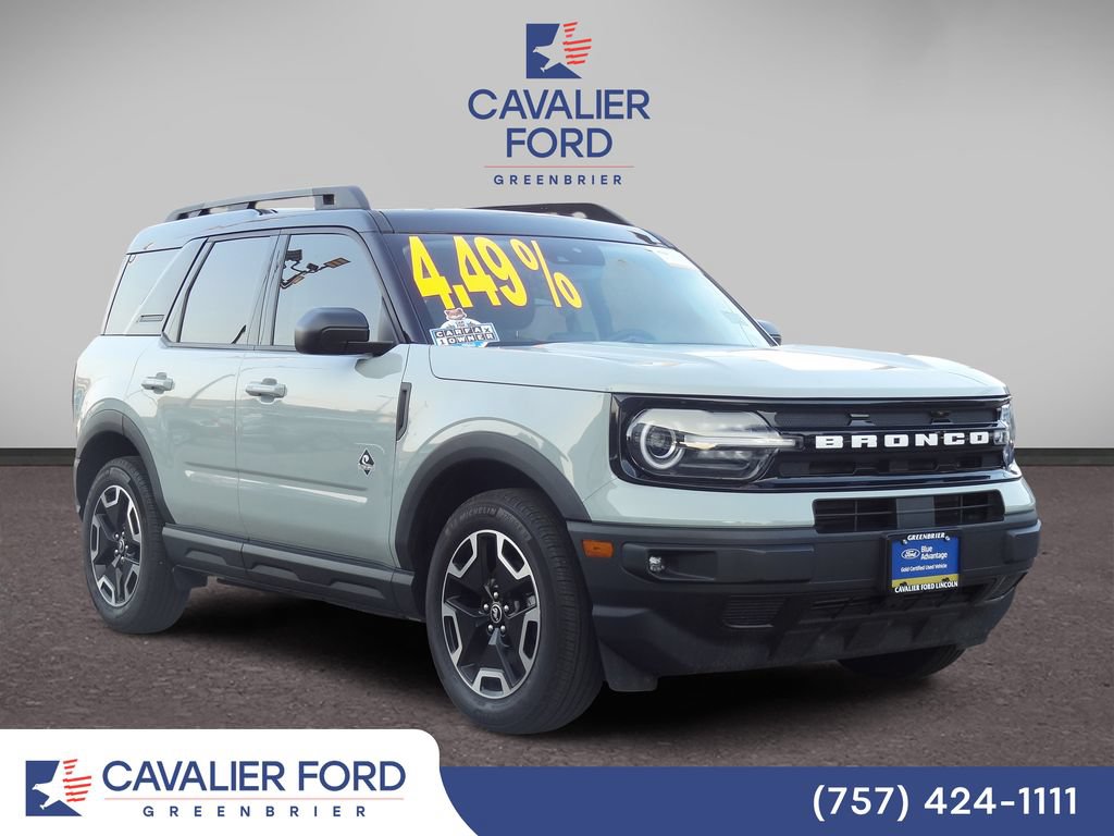 Certified 2024 Ford Bronco Sport Outer Banks w/ Tech Package