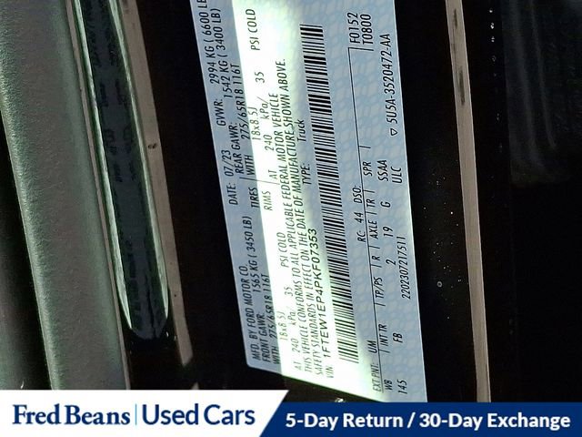 Certified 2023 Ford F150 XLT w/ Equipment Group 302A High image 29