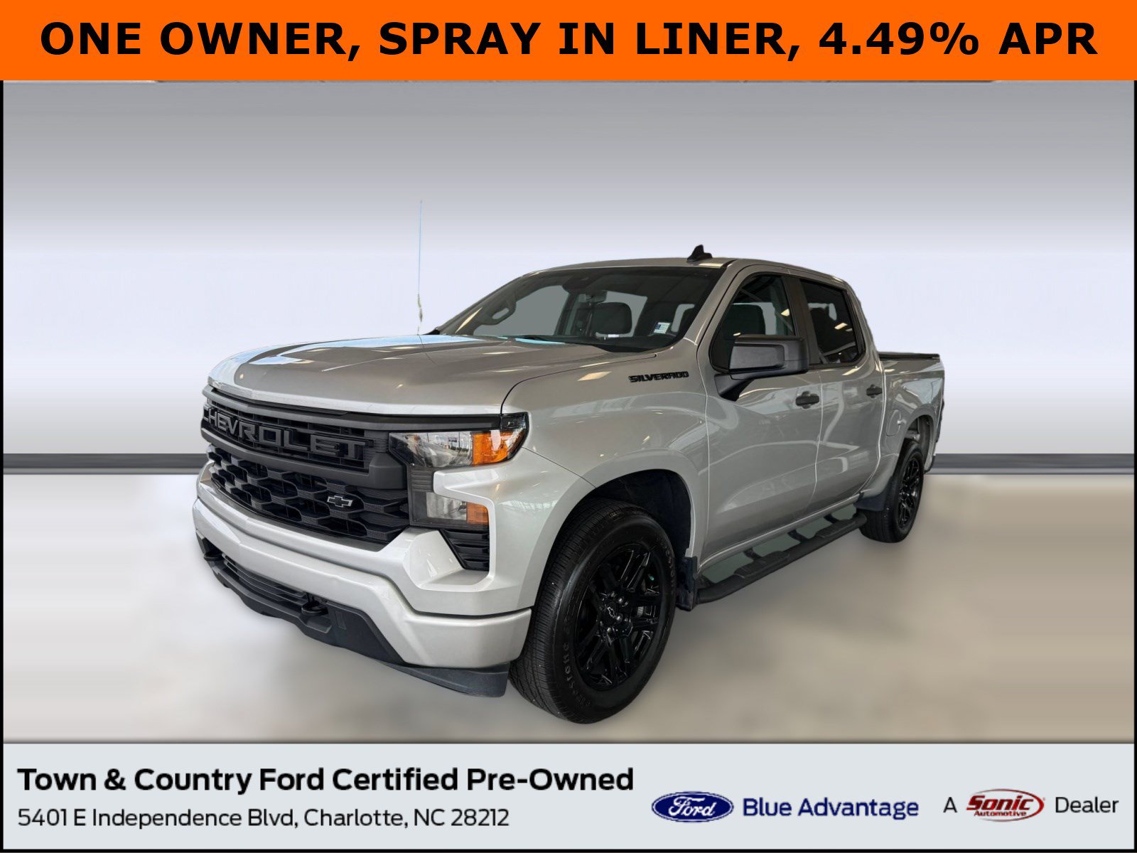 Used 2022 Chevrolet Silverado 1500 Custom w/ LPO, Dark Essentials Package
