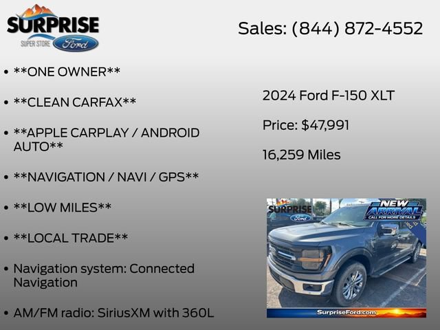 Certified 2024 Ford F150 XLT w/ Equipment Group 302A MID AWD/4WD image 25
