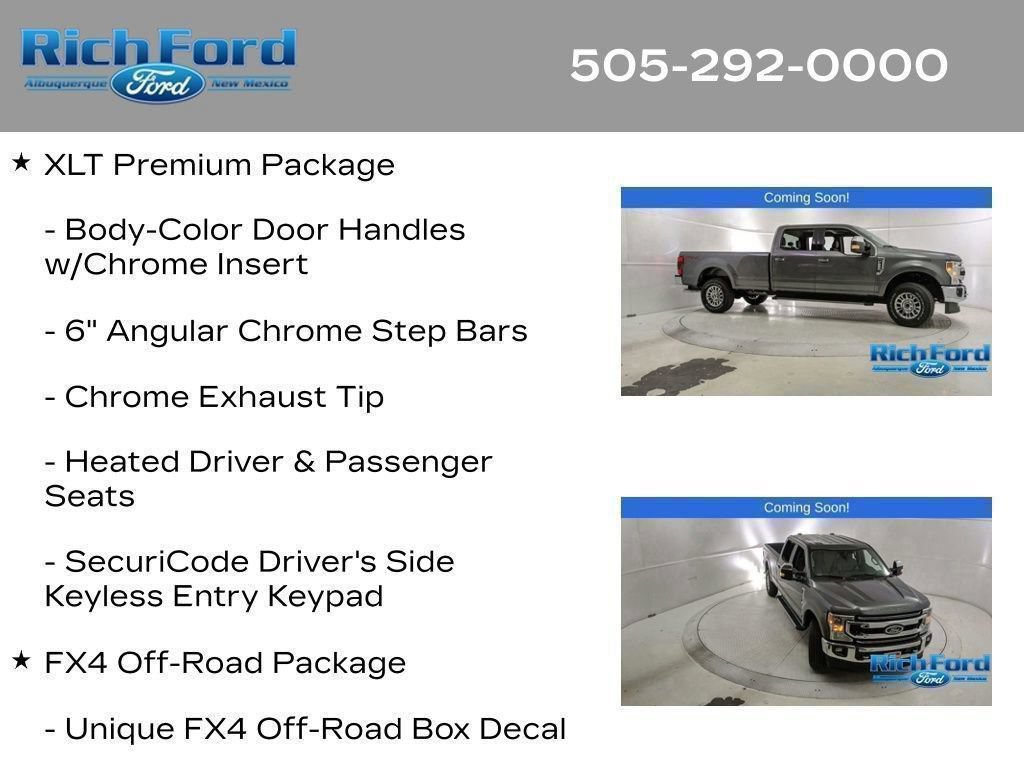Certified 2021 Ford F250 XLT w/ XLT Premium Package AWD/4WD image 32