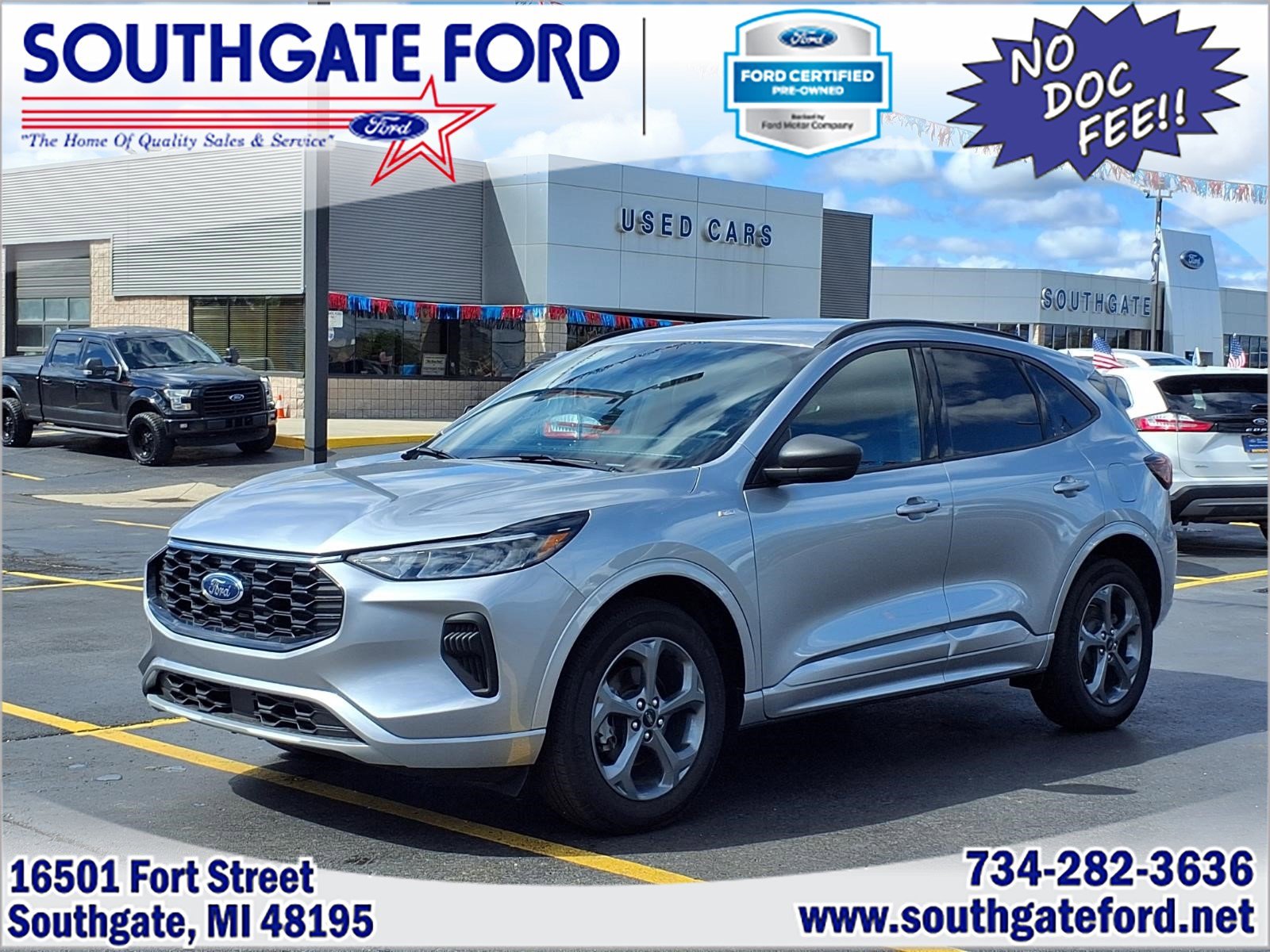 Certified 2023 Ford Escape ST-Line w/ Tech Pack #1 AWD/4WD image 1