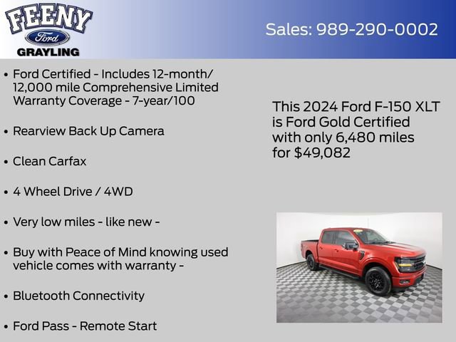 Certified 2024 Ford F150 XLT w/ Bed Utility Package image 11
