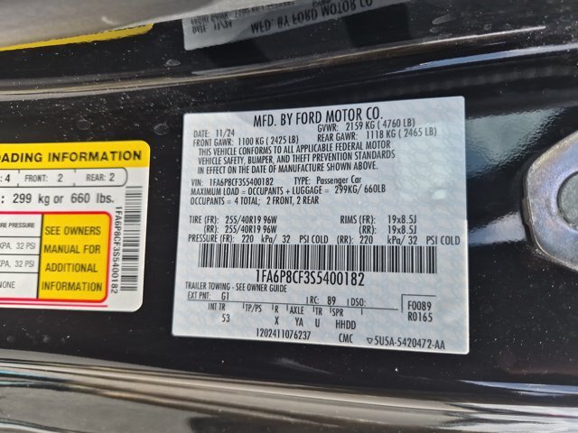 Certified 2025 Ford Mustang GT Premium RWD image 36