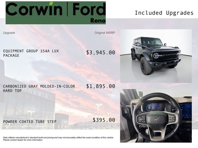 Certified 2023 Ford Bronco Wildtrak AWD/4WD image 3
