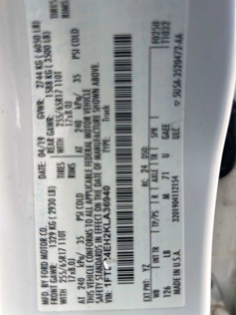 Certified 2019 Ford Ranger XLT w/ Equipment Group 301A Mid image 42