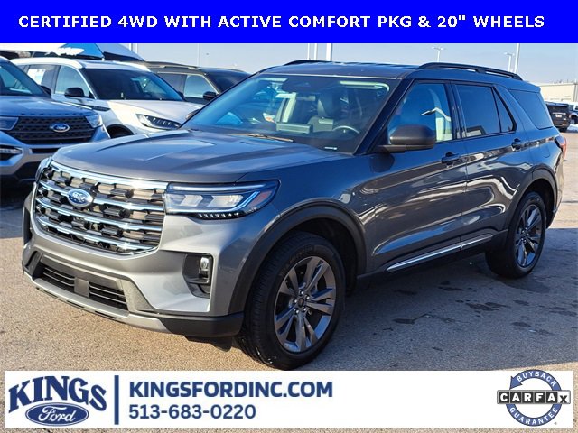Certified 2025 Ford Explorer Active w/ Active Comfort Package