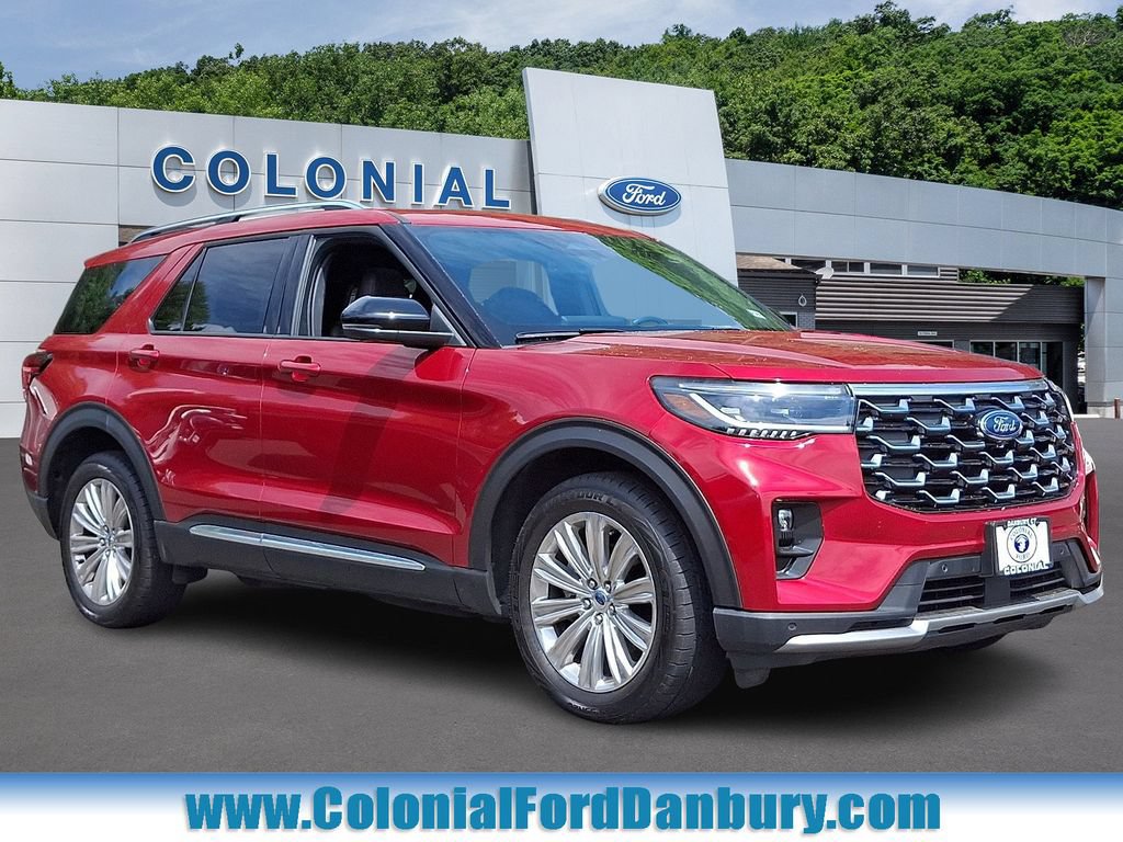 Certified 2025 Ford Explorer Platinum w/ LUX Leather Package AWD/4WD image 1