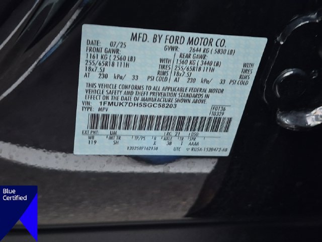 Certified 2025 Ford Explorer Active w/ Active Comfort Package RWD image 38
