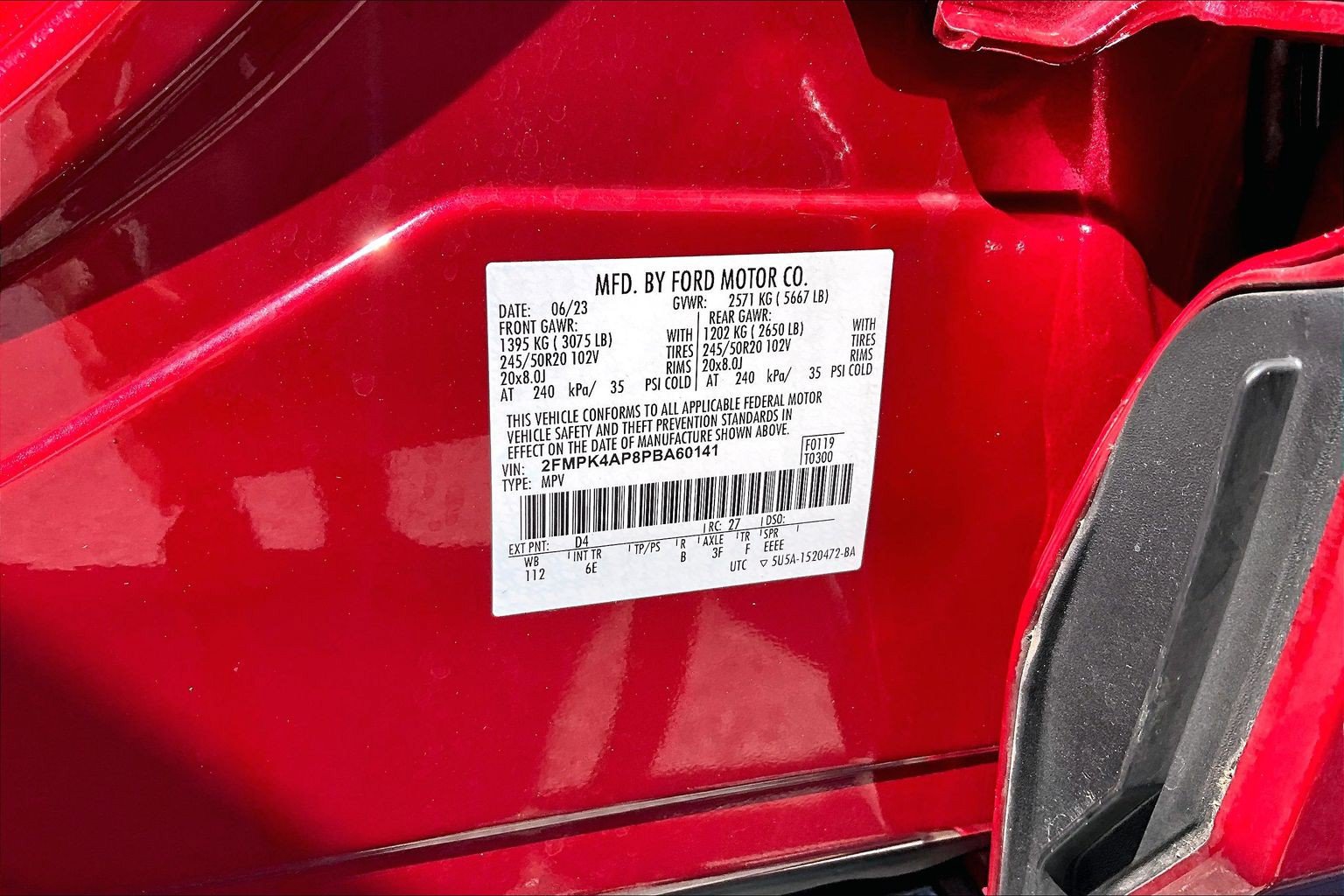 Certified 2023 Ford Edge ST AWD/4WD image 19