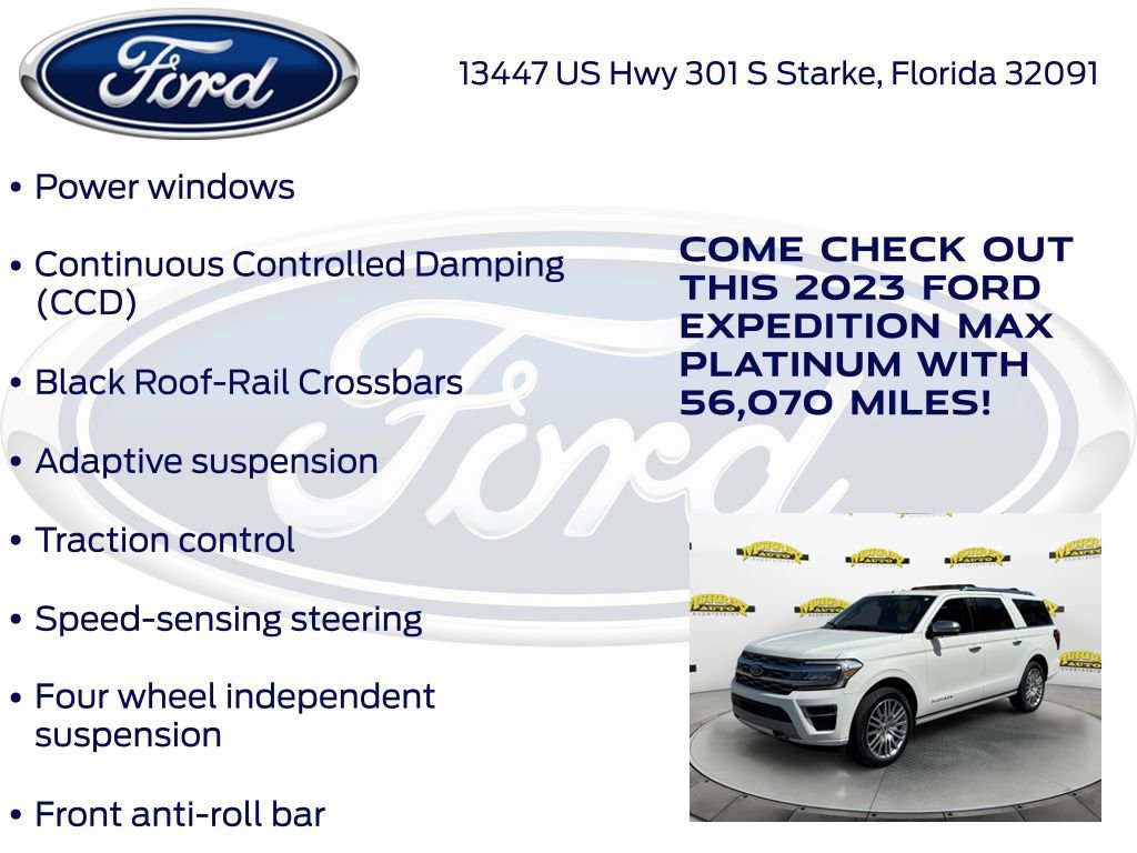 Certified 2023 Ford Expedition Max Platinum image 32