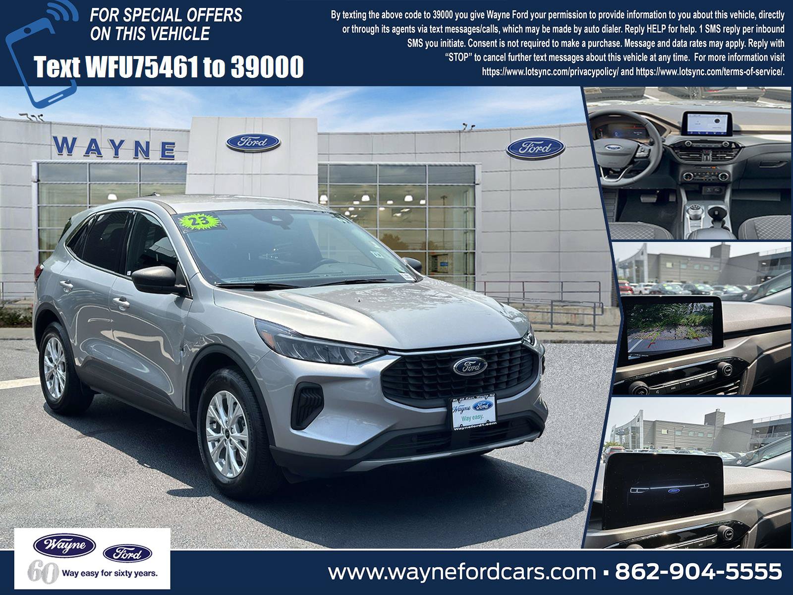 Certified 2023 Ford Escape Active AWD/4WD image 1