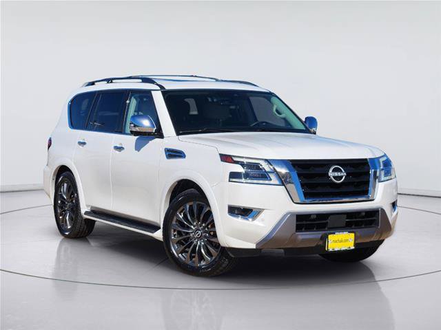 Used 2023 Nissan Armada Platinum w/ Captain's Chairs Package RWD image 1