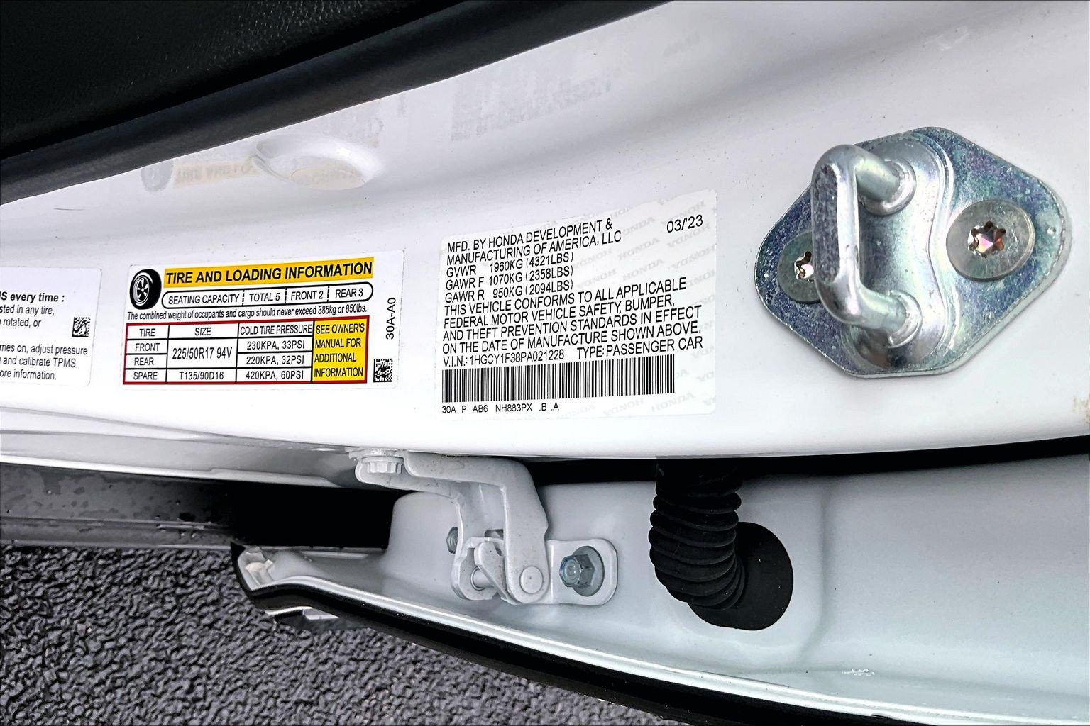 Used 2023 Honda Accord EX image 5