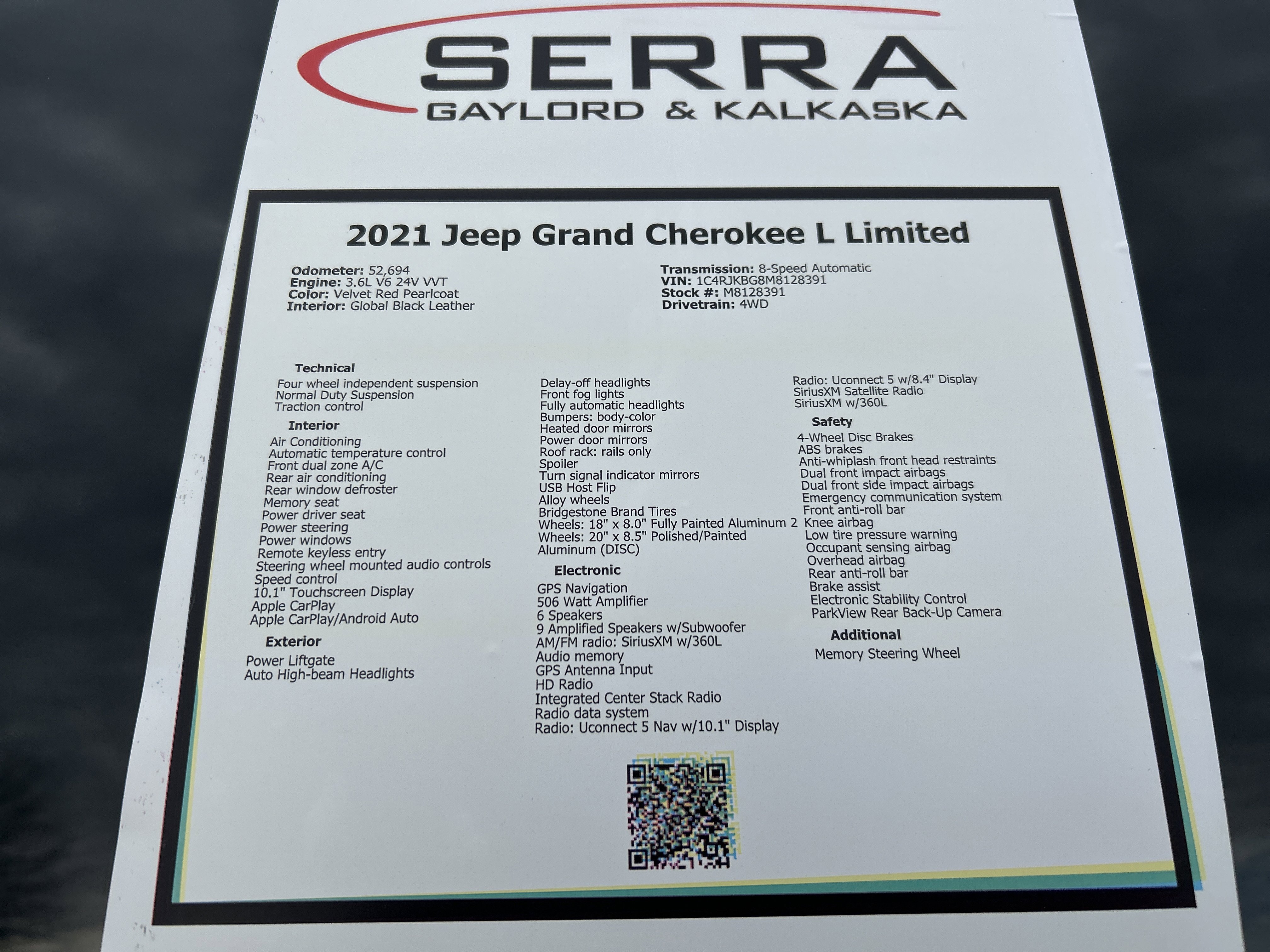 Used 2021 Jeep Grand Cherokee L Limited image 30
